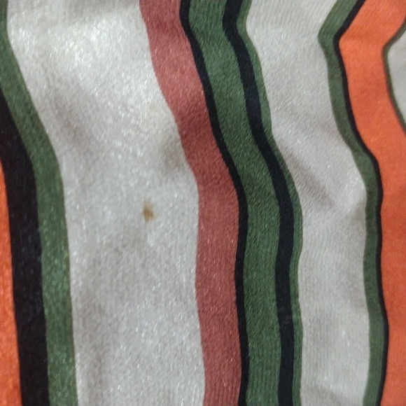 Pierre Cardin Colorful Design Thin Light Long Scarf 10x48-inch - Good Condition - Picture 7 of 8